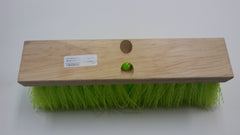 Glo Green Bristle Construction Street Broom Head - 16"