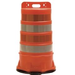 Standard Traffic Barrel 6-Inch Reflective Stripes-Traffic Control-Work Area Protection-Engineer Grade-No Base (Default)-Sealcoating.com