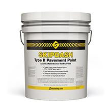 Skipdash Type II Traffic Paint-Paint & Coatings-Sealcoating TX Whse-White Type II Traffic Paint Fast Dry Supreme Waterborne-Sealcoating.com