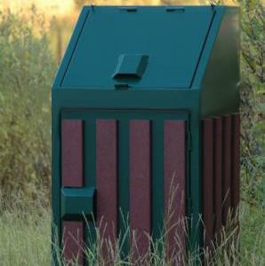 32 Gallon Animal Proof Trash Can Waste Receptacle