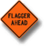 Flagger Ahead