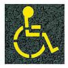 Large Handicap Stencil-Stencils-The Brewer Company-Default-Sealcoating.com