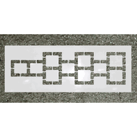 Hopscotch Medium Stencil