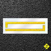 Pavement Line Stencil-Stencils-CH Hanson-10 foot stencil-Sealcoating.com