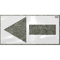 Walmart Solid Straight ARROW Paint Stencil (2pc)