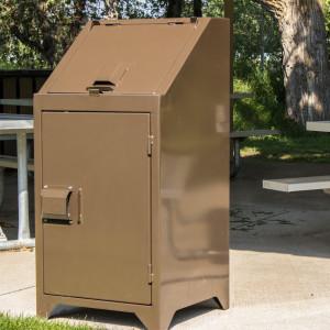 32 Gallon Bear Proof Trash Can Receptacle Bin