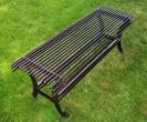 Black Maple Bench - 4' Wide-Park Benches-Premier Site Furniture-Default-Sealcoating.com