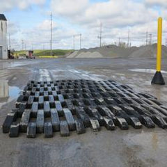 Rubber Track Out Mat to Decrease Liability