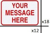 12" X 18" Special Order Street Sign-Traffic & Parking Lot Signs-The Brewer Company-Default-Sealcoating.com