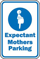 12" x 18" Expectant Mother-Traffic & Parking Lot Signs-The Brewer Company-Default-Sealcoating.com