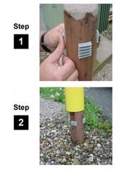 Bollard Cover - 8" x 72" Color Choices-Bollard Covers-Innoplast-Yellow-Sealcoating.com