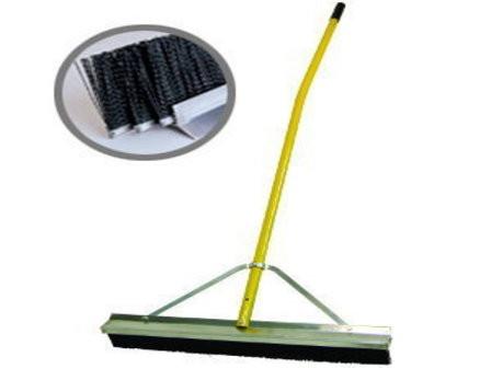 28" Industrial Maximum-Duty Broom - 3 Bristle Rows-Secialty Rakes-Seymour Midwest-Default-Sealcoating.com