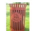 44 Gallon - Red Oak Waste Receptacle-Waste Containers-Premier Site Furniture-Default-Sealcoating.com