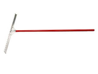 Serrated Asphalt Lute-Asphalt Paving Tools-Slip Industries, Inc-24" (2.5 FT) Serrated Blade | 6 FT Handle-Sealcoating.com